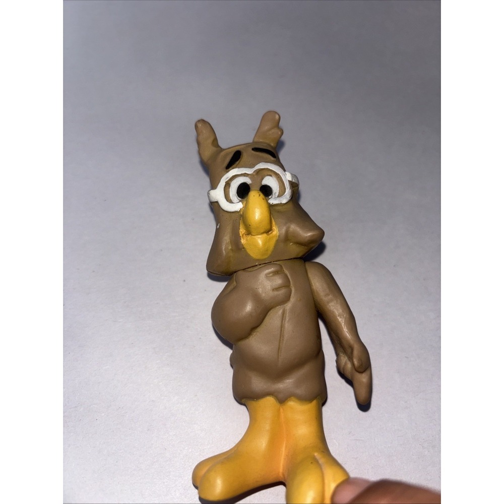Vtg 1969 Walt Kelly Comic Strip Pogo 4" Vinyl Figure Toy - Howland Owl
